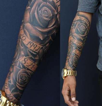 black arm tattoo designs|cool arm tattoos black men.